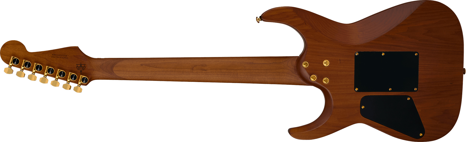 Charvel Angel Vivaldi Dinky Dk24-7 Nova Signature 7c 2h Dimarzio Fr Mn - Natural - Guitarra eléctrica de autor - Variation 1