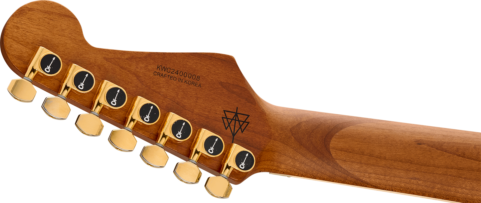 Charvel Angel Vivaldi Dinky Dk24-7 Nova Signature 7c 2h Dimarzio Fr Mn - Natural - Guitarra eléctrica de autor - Variation 3