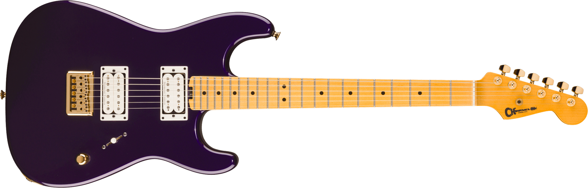 Charvel San Dimas Style 1 Sd1 Hh Ht American Neo Classic 2h Seymour Duncan Ht Mn - Velvet Midnight - Guitarra eléctrica con forma de str. - Main pictu