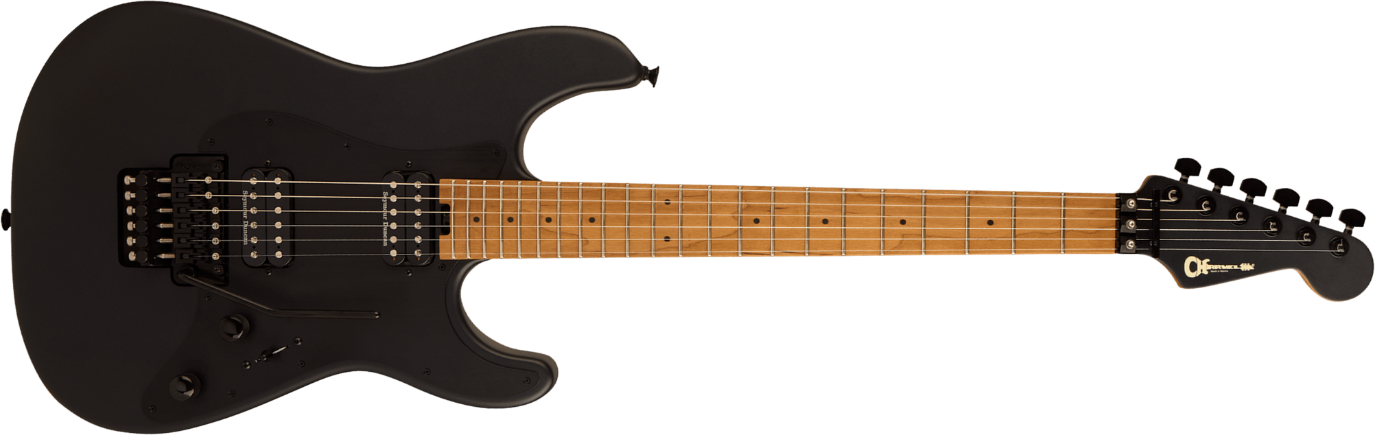 Charvel So-cal Style 1 Hh Fr Pro-mod Plus 2h Seymour Duncan Mn - Scorched Earth - Guitarra eléctrica con forma de str. - Main picture