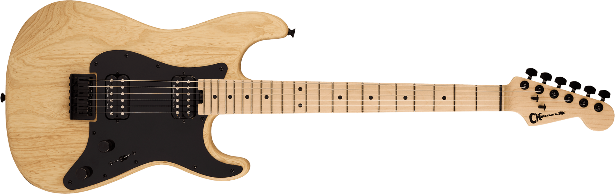 Charvel So-cal Style 1 Hh Ht Mpl Pro-mod 2h Ht Mn - Natural Ash - Guitarra eléctrica con forma de str. - Main picture