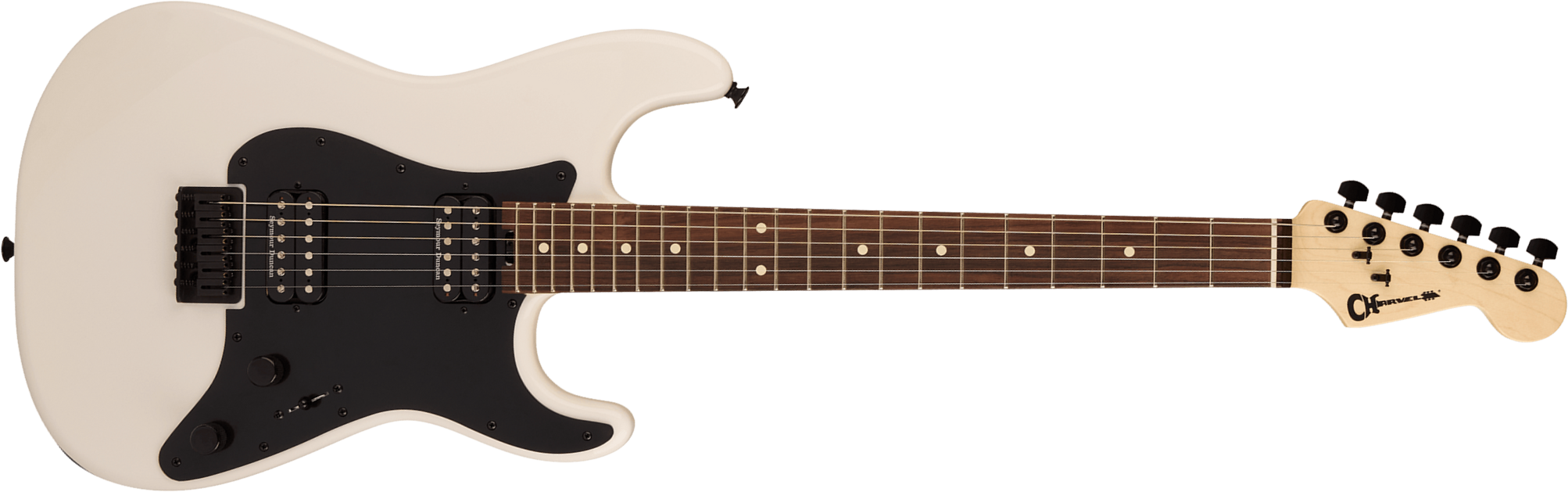 Charvel So-cal Style 1 Hh Ht Pro-mod 2h Ht Rw - Snow White - Guitarra eléctrica con forma de str. - Main picture