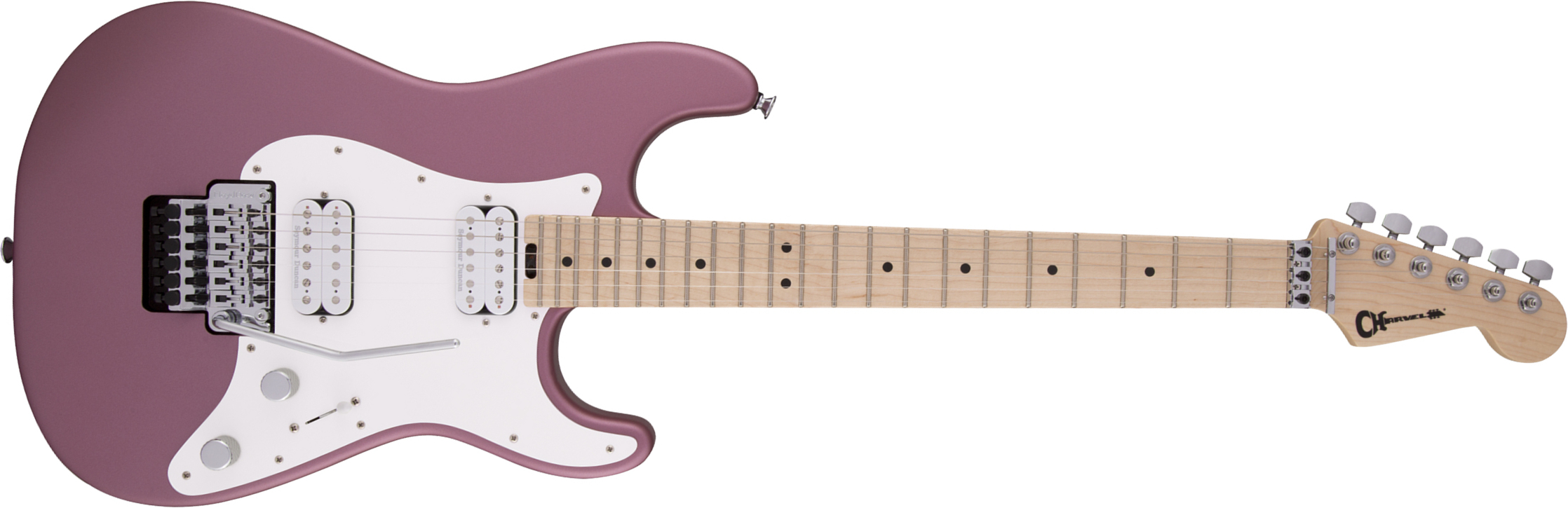 Charvel So-cal Style 1 Pro-mod Hh Fr M Seymour Duncan Mn - Burgundy Mist - Guitarra eléctrica con forma de str. - Main picture