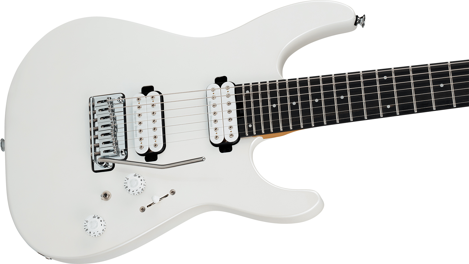 Charvel Dinky Dk24-7 Hh 2pt Eb Pro-mod Plus 7c 2h Trem Eb - Celestial Silk - Guitarra eléctrica con forma de str. - Variation 2