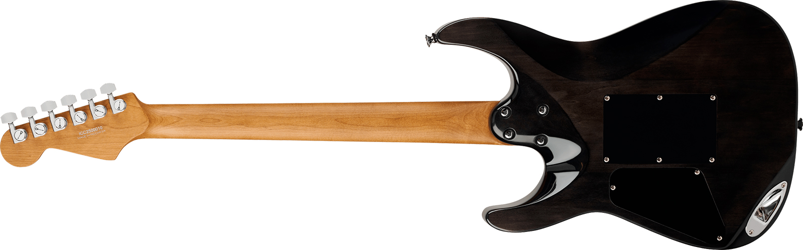 Charvel Dinky Dk24 Hh 2pt Eb Qm Pro-mod Plus 2h Seymour Duncan Trem Eb - Midnight Ocean - Guitarra eléctrica con forma de str. - Variation 1