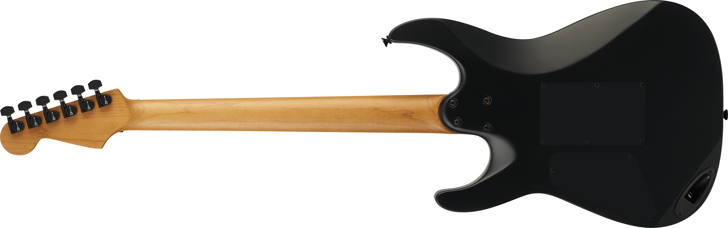 Charvel Dk24 Pro Mod Dinky Plus Hh Fr Eb - Satin Black - Guitarra eléctrica con forma de str. - Variation 1