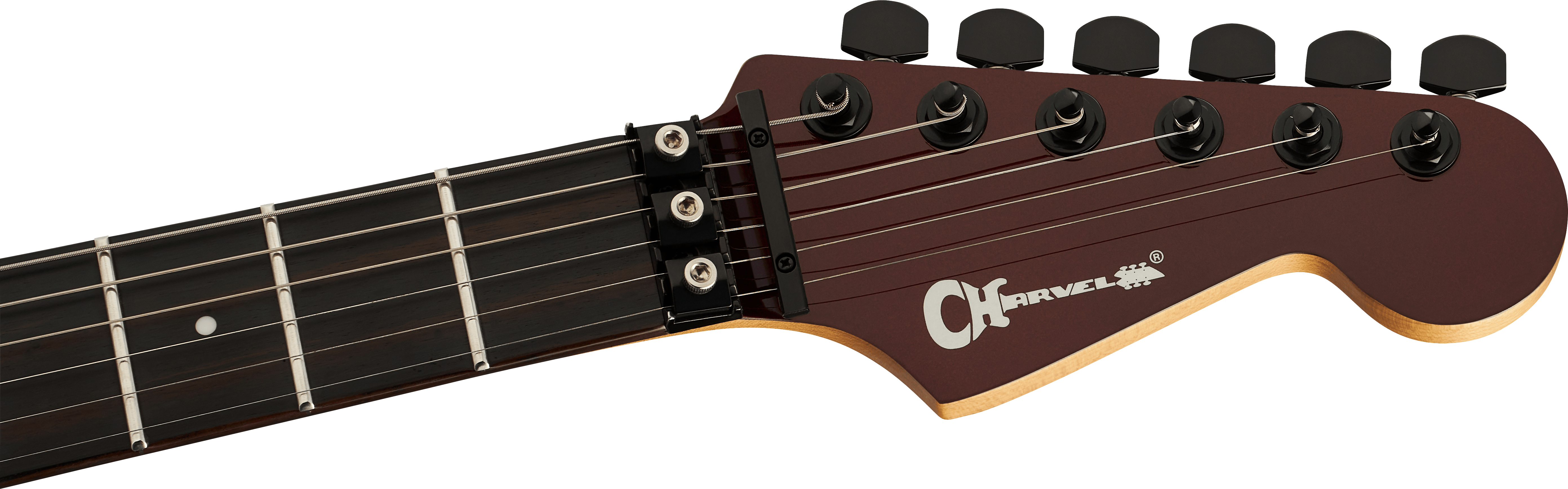 Charvel Dk24 Pro Mod Dinky Plus Hh Fr Eb - Crimson Eclipse - Guitarra eléctrica con forma de str. - Variation 4