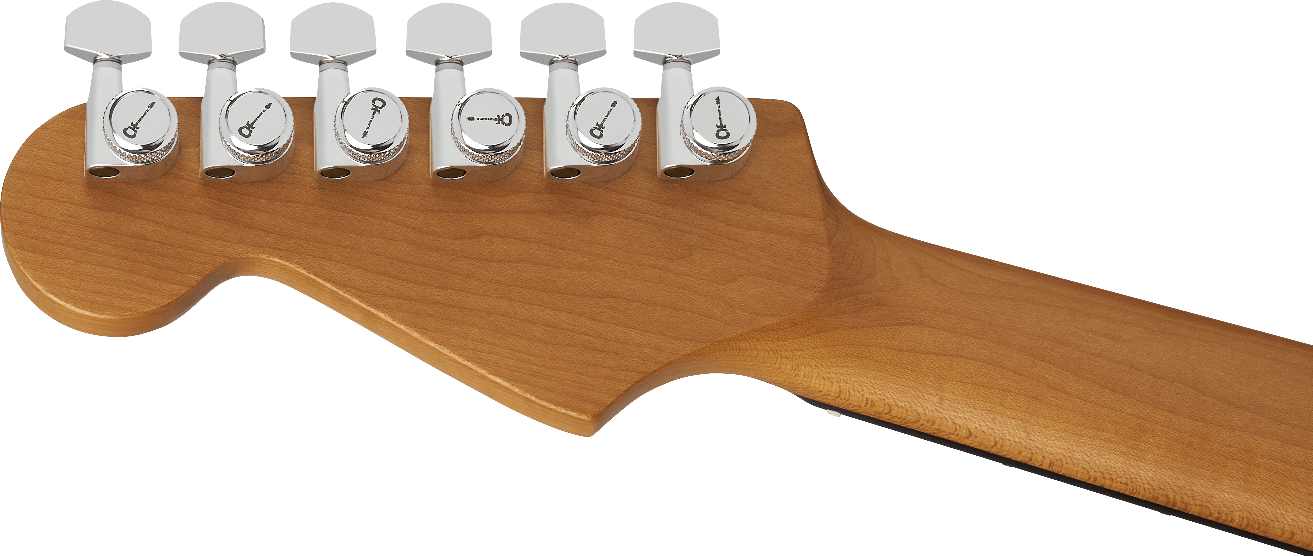 Charvel Dk24 Pro Mod Dinky Qm Plus Trem Hss Eb - Amber Tiger Eye - Guitarra eléctrica con forma de str. - Variation 3