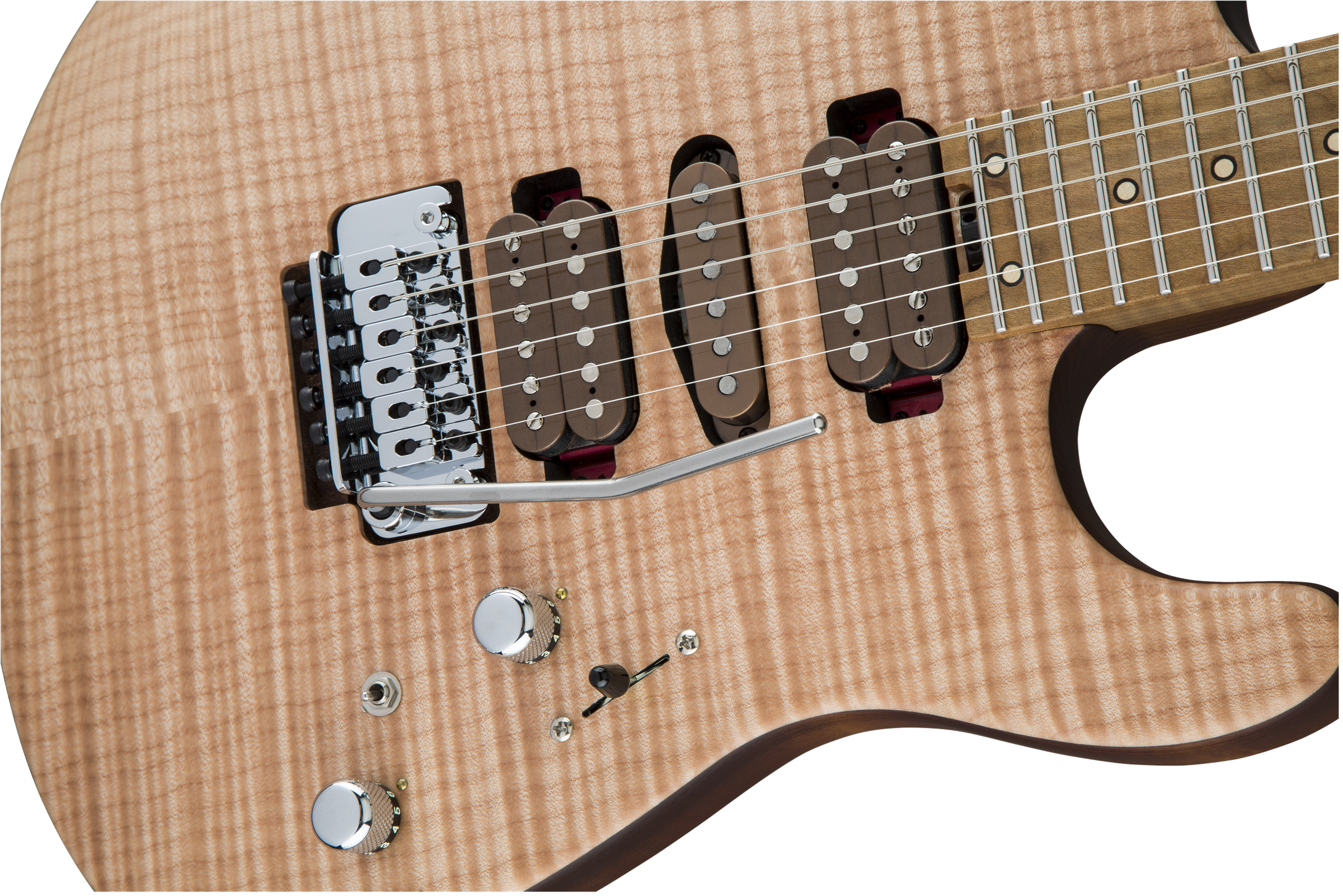 Charvel Guthrie Govan Signature Hsh Flame Maple Trem Mn - Natural - Guitarra eléctrica con forma de str. - Variation 3