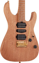 Guitarra eléctrica con forma de str. Charvel Pro-Mod DK24 HSH 2PT CM Mahogany - Natural