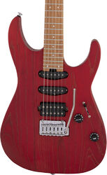 Guitarra eléctrica con forma de str. Charvel Pro-Mod DK24 HSS 2PT CM Ash - Red ash
