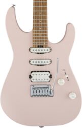 Guitarra eléctrica con forma de str. Charvel Pro-Mod DK24 HSS 2PT CM - Satin shell pink
