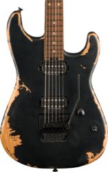 Guitarra eléctrica con forma de str. Charvel San Dimas Pro-Mod Relic - weathered black