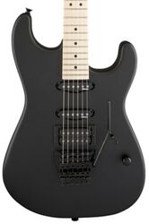 Guitarra eléctrica con forma de str. Charvel USA Select San Dimas Style 1 HSS FR M - Pitch black