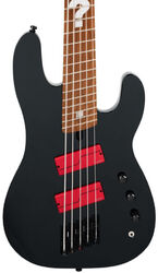 Bajo eléctrico de cuerpo sólido Charvel Sleep Token III Pro-Mod San Dimas Bass V - black