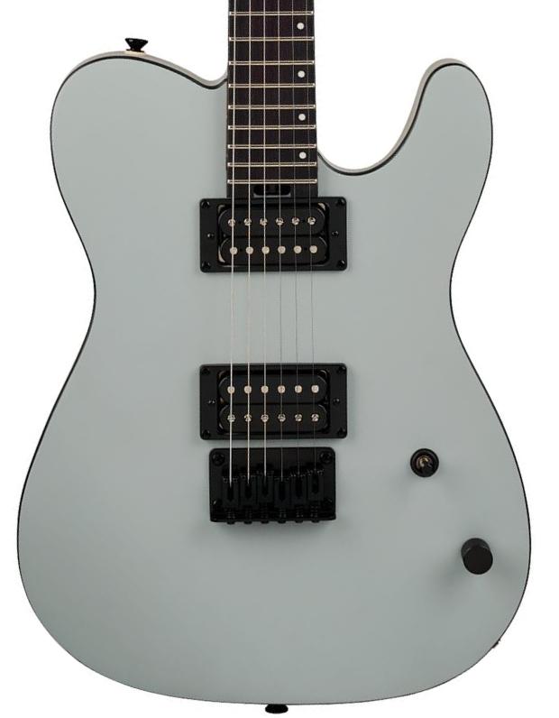 Guitarra eléctrica con forma de tel Charvel Standard San Dimas Style-2 SD2 HH HT - Satin Gray