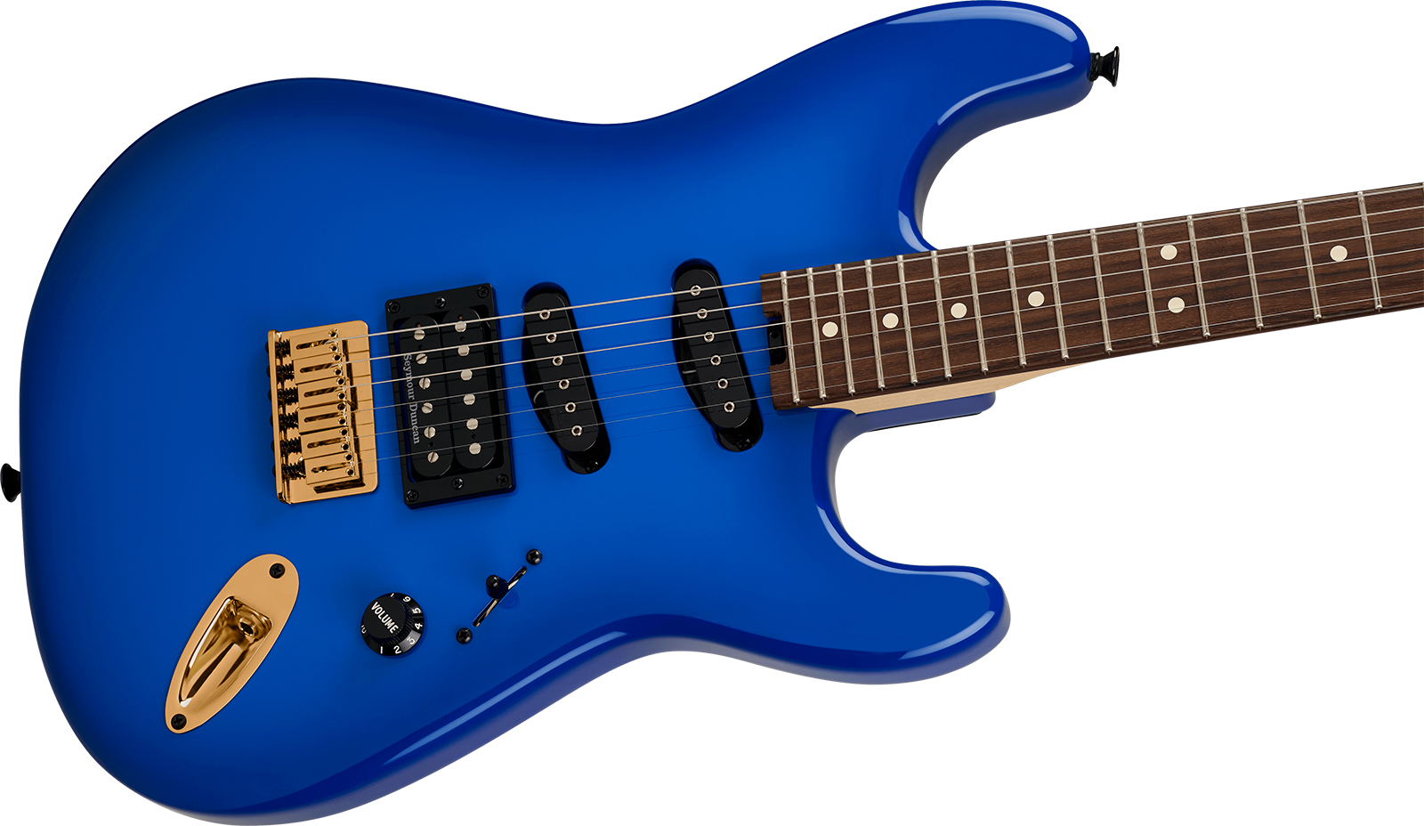 Charvel Jake E Lee San Dimas Style 1 Pro Mod Mex Signature Hss Ht Rw - Blue Burst - Guitarra eléctrica de autor - Variation 2