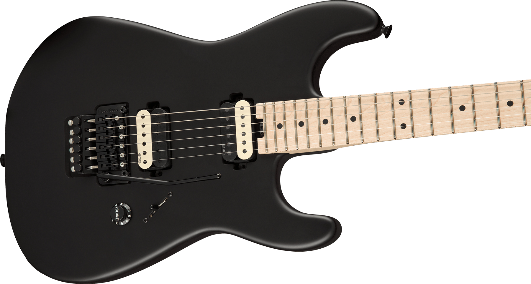 Charvel Jim Root San Dimas Style 1 Hh Fr M Pro-mod Signature 2h Emg Mn - Satin Black - Guitarra eléctrica con forma de str. - Variation 2
