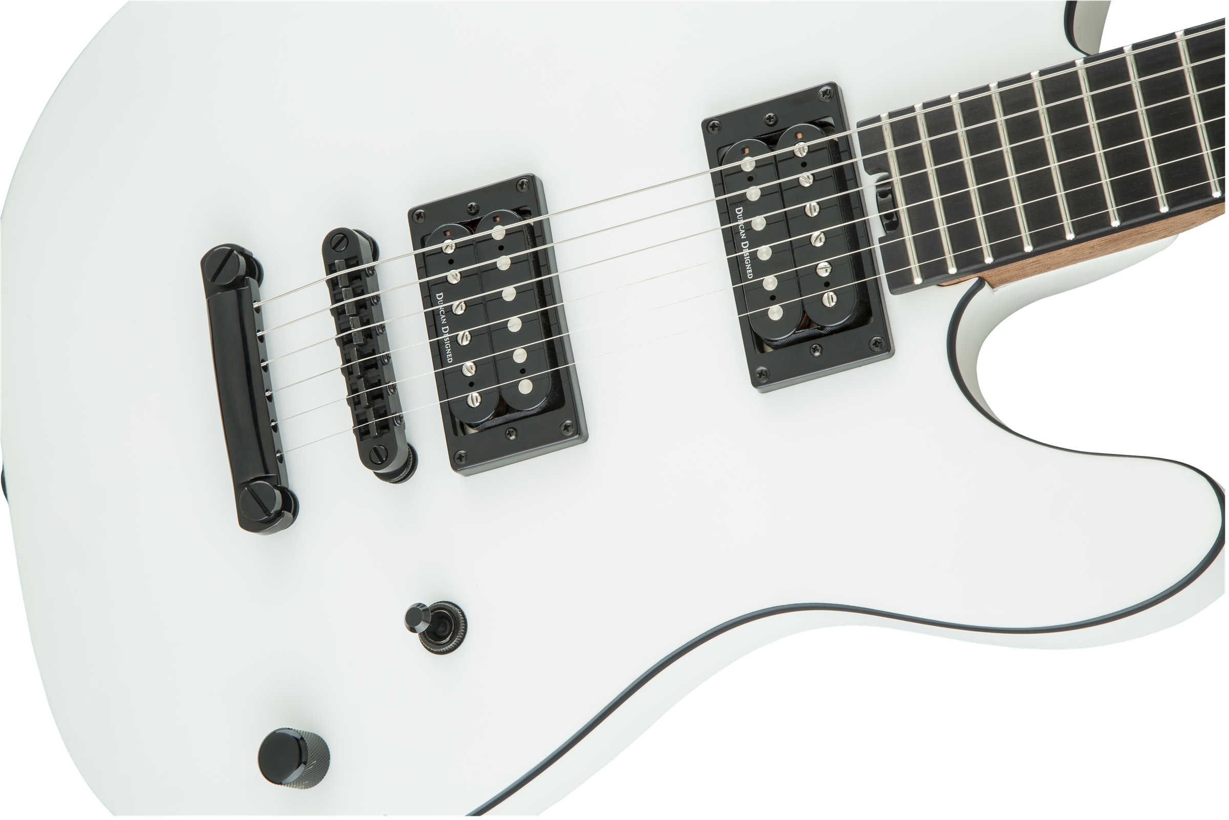 Charvel Joe Duplantier Pro-mod Style 2 Signature - Satin White - Guitarra eléctrica con forma de tel - Variation 5