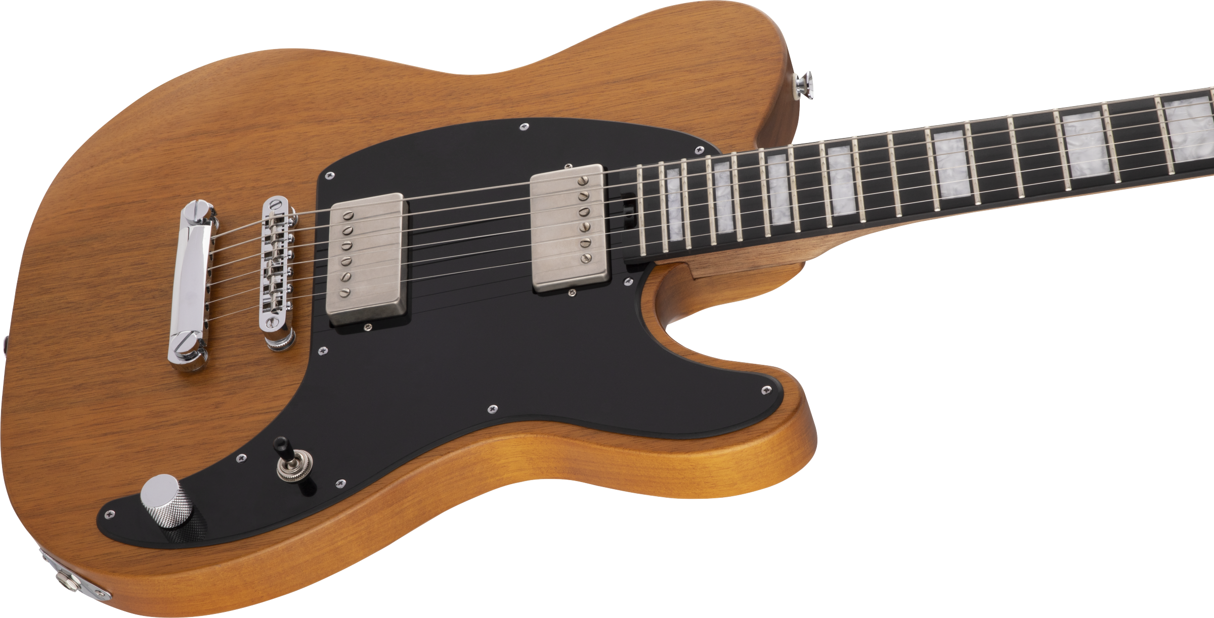 Charvel Joe Duplantier San Dimas Style 2 Hh E Mahogany Pro-mod Signature 2h Ht Eb - Natural - Guitarra eléctrica con forma de tel - Variation 1