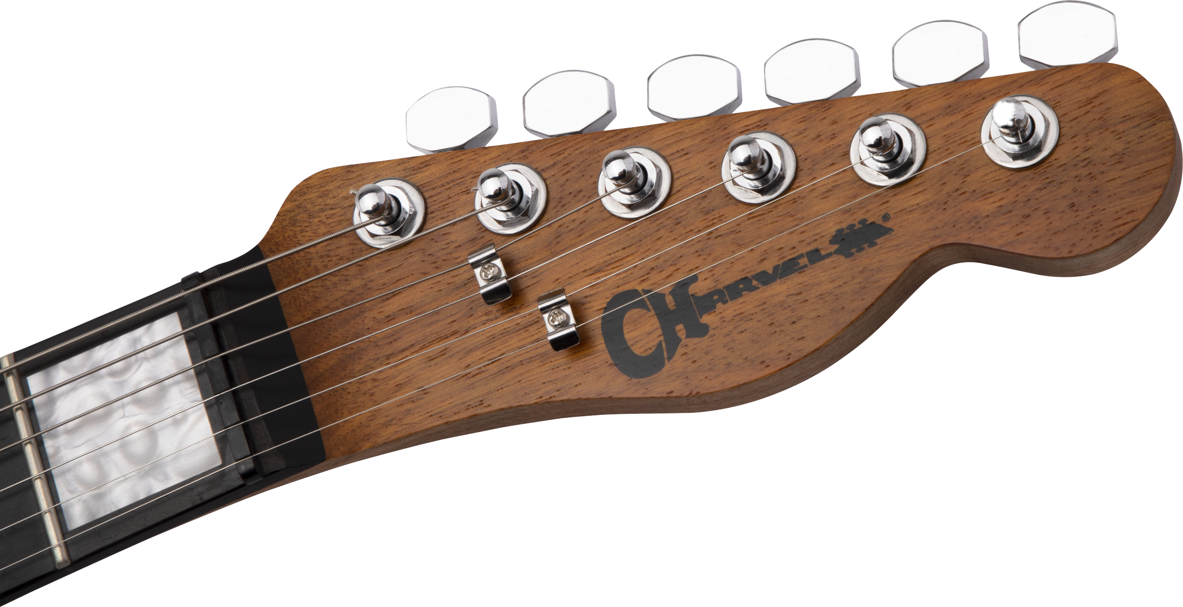 Charvel Joe Duplantier San Dimas Style 2 Hh E Mahogany Pro-mod Signature 2h Ht Eb - Natural - Guitarra eléctrica con forma de tel - Variation 3