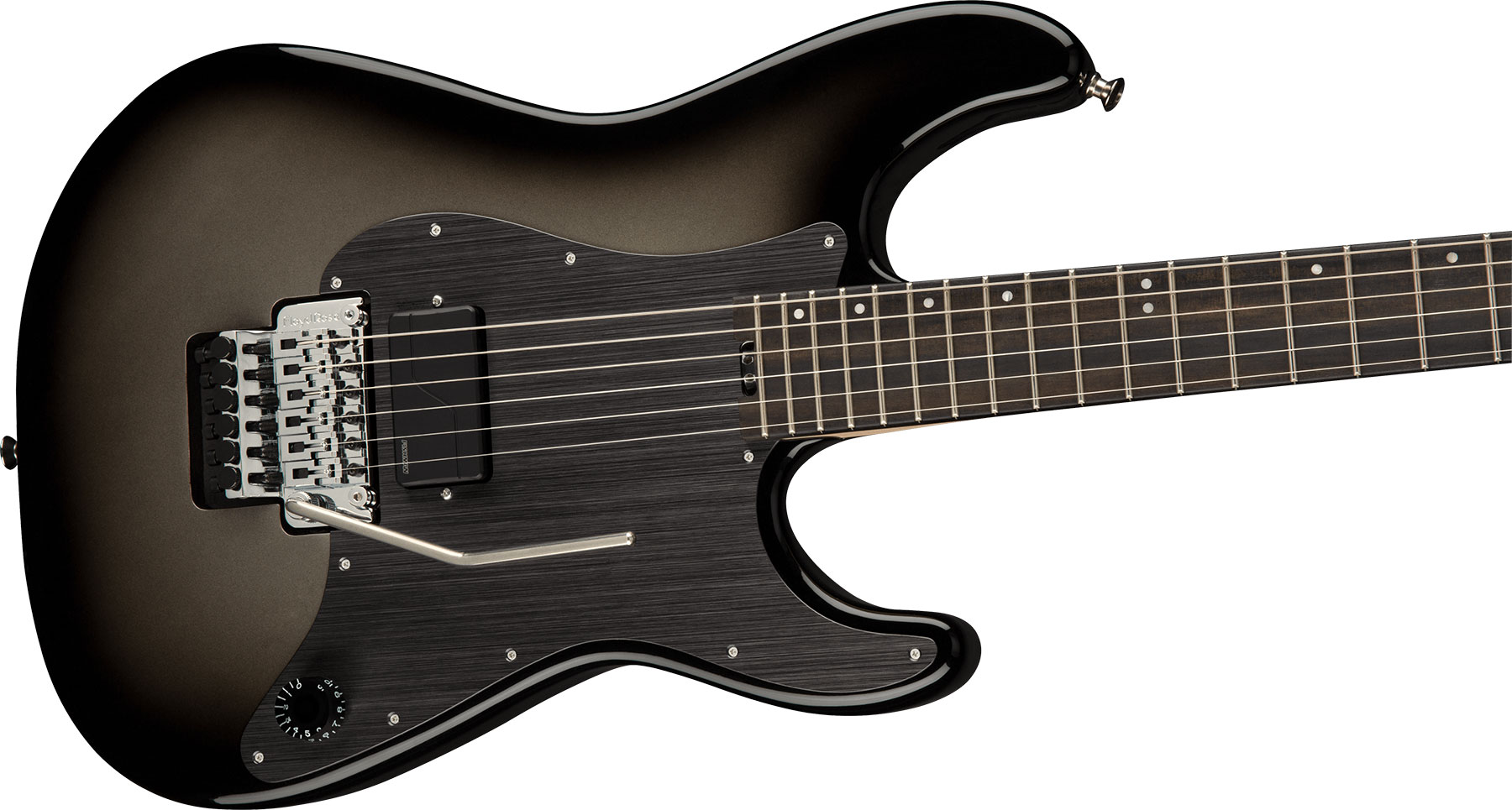 Charvel Phil Sgrosso San Dimas Style 1 H Fr E Ash Pro-mod Signature 1h Fishman Fluence Modern Eb - Silverburst - Guitarra eléctrica con forma de str. 