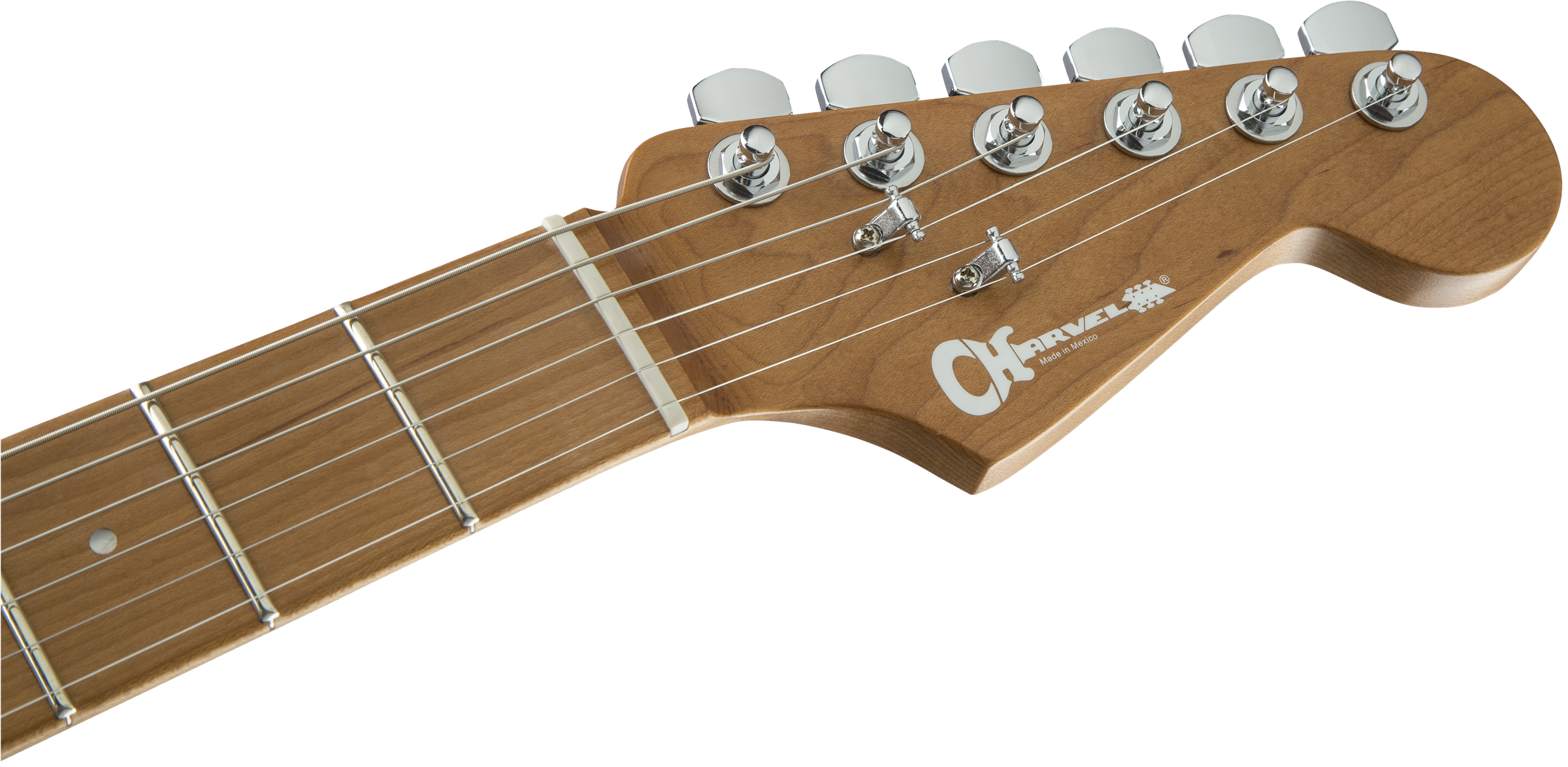 Charvel Pro-mod Dk24 Hss 2pt Cm Trem Mn - Satin Shell Pink - Guitarra eléctrica con forma de str. - Variation 4
