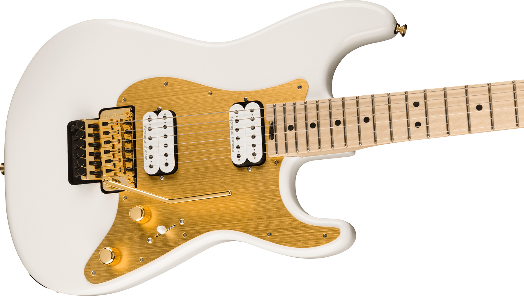 Charvel So-cal Style 1 Hh Fr M Pro-mod 2h Seymour Duncan Mn - Snow White - Guitarra eléctrica con forma de str. - Variation 2