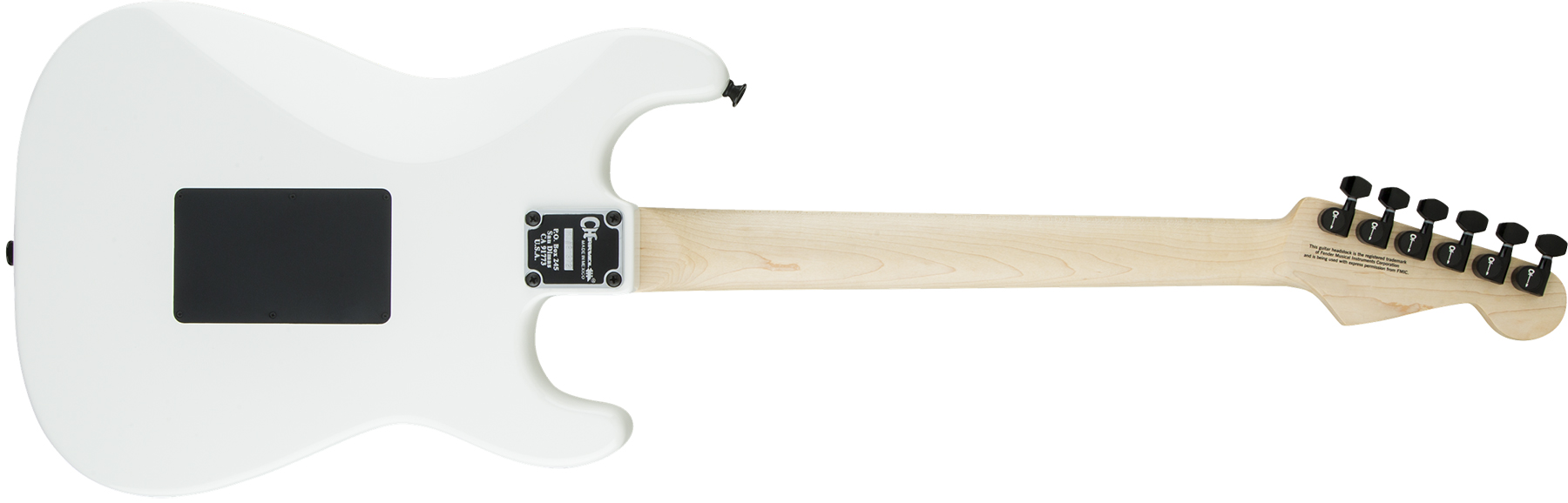 Charvel Pro-mod So-cal Style 1 Hh Fr M Lh Gaucher Seymour Duncan Fr Mn - Snow White - Guitarra electrica para zurdos - Variation 1