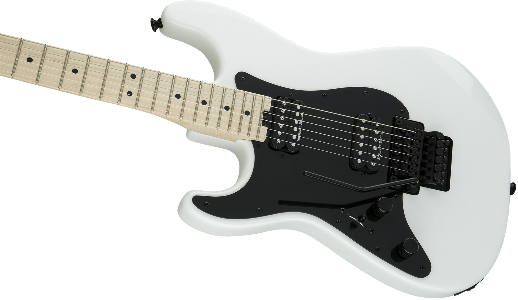 Charvel Pro-mod So-cal Style 1 Hh Fr M Lh Gaucher Seymour Duncan Fr Mn - Snow White - Guitarra electrica para zurdos - Variation 3