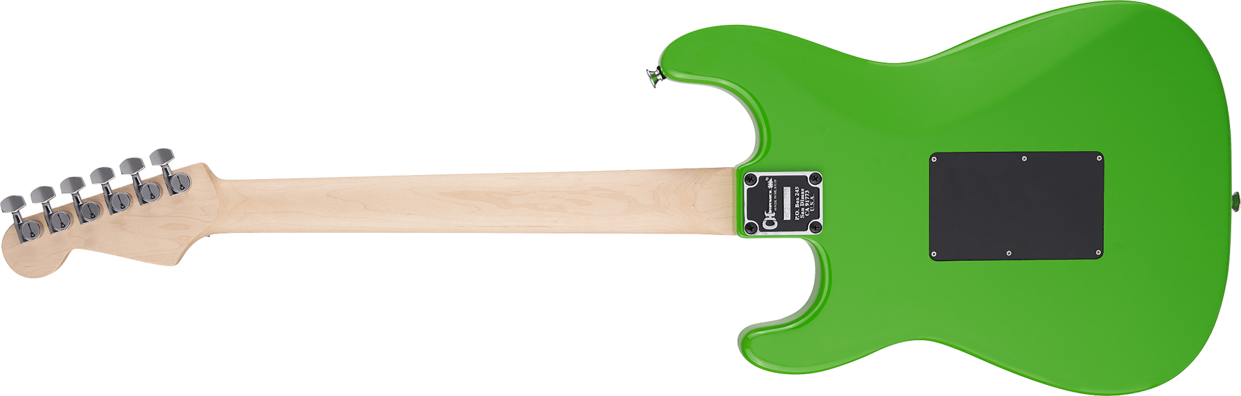 Charvel So-cal Style 1 Hsh  Fr M Pro-mod Seymour Duncan Mn - Slime Green - Guitarra eléctrica con forma de str. - Variation 1