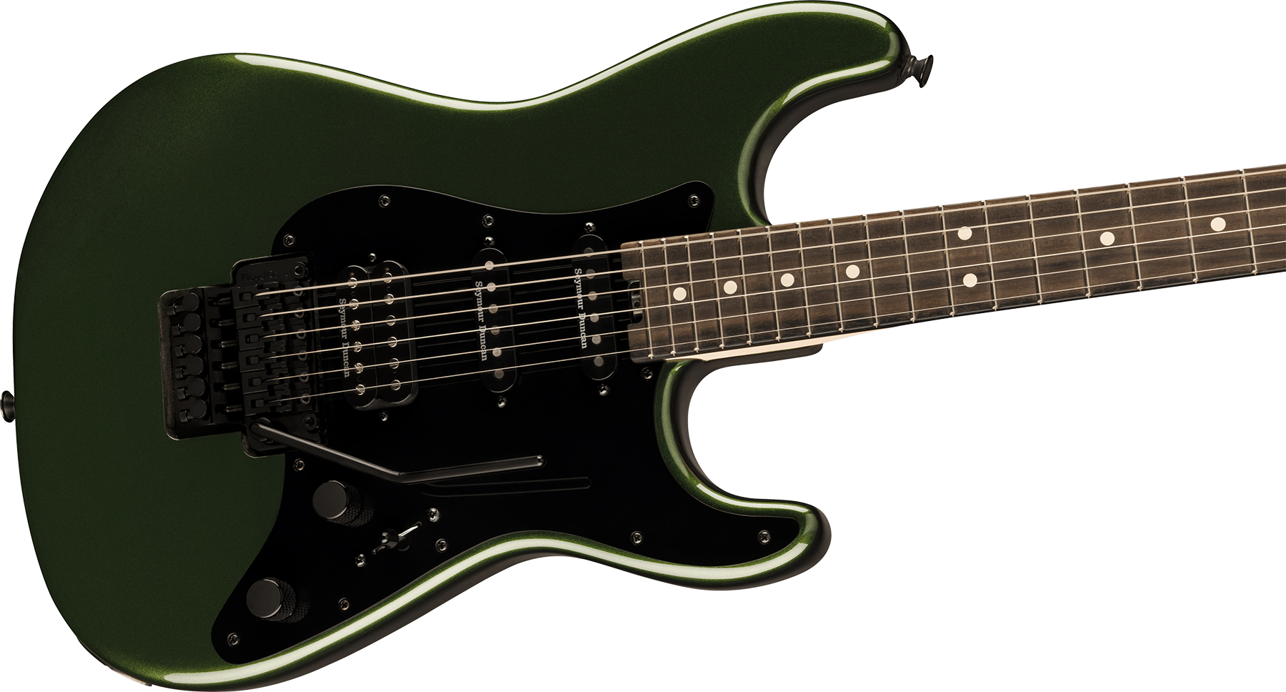 Charvel So-cal Style 1 Hss Fr E Pro-mod Seymour Duncan Eb - Lambo Green - Guitarra eléctrica con forma de str. - Variation 2