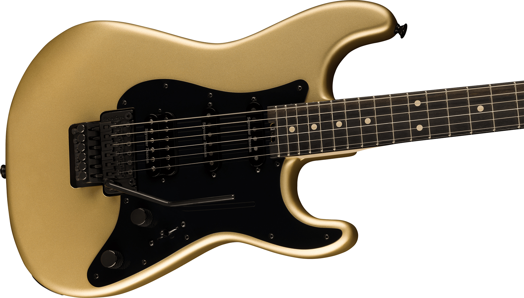 Charvel So-cal Style 1 Hss Fr E Pro-mod Seymour Duncan Eb - Pharaohs Gold - Guitarra eléctrica con forma de str. - Variation 2