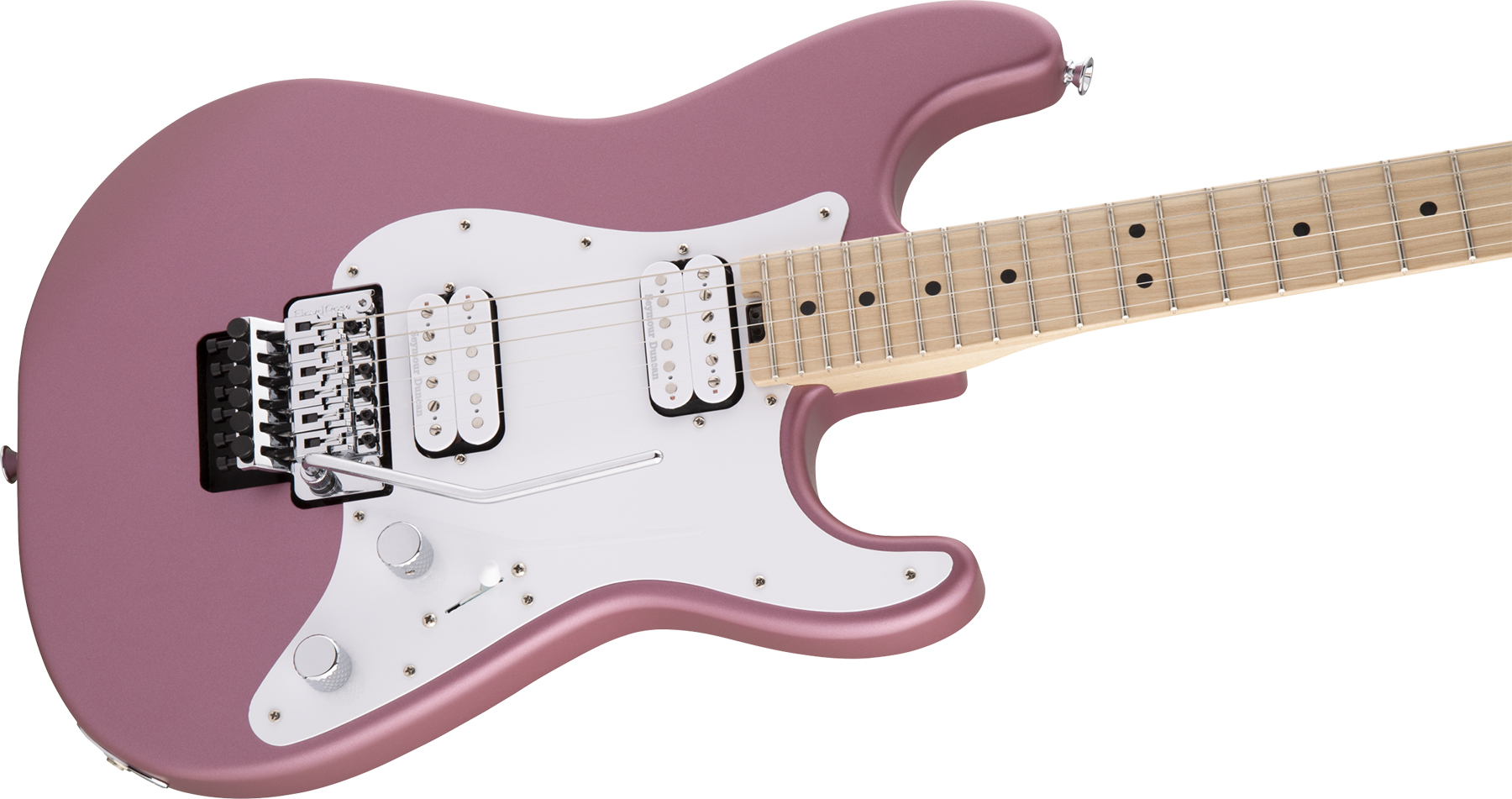 Charvel So-cal Style 1 Pro-mod Hh Fr M Seymour Duncan Mn - Burgundy Mist - Guitarra eléctrica con forma de str. - Variation 2