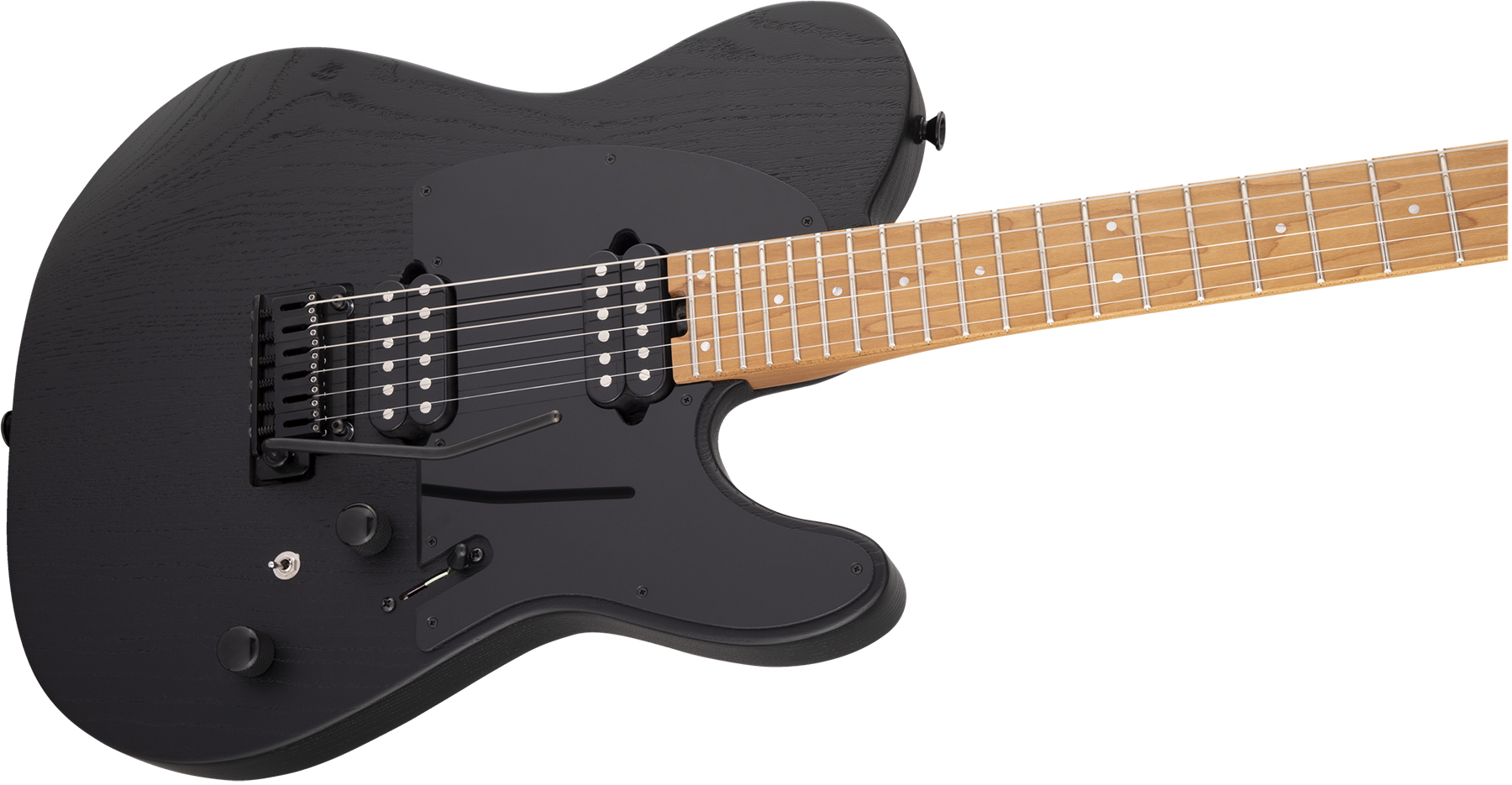 Charvel So-cal Style 2 24 Hh 2pt Cm Pro-mod 2h Fishman Fluence Trem Mn - Black - Guitarra eléctrica con forma de tel - Variation 2