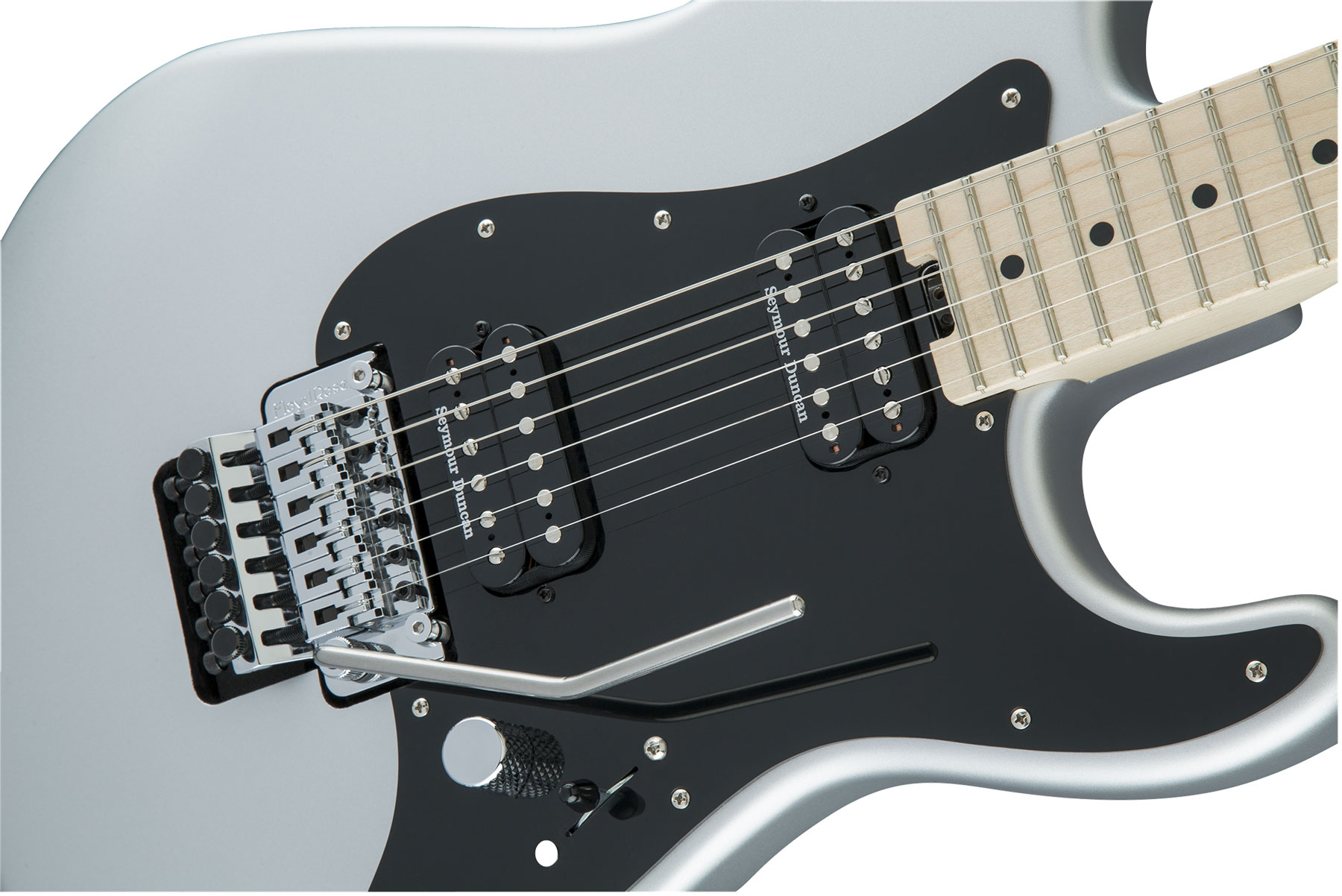 Charvel Pro-mod San Dimas Style 1 Hh Seymour Duncan Fr Mn - Satin Silver - Guitarra eléctrica con forma de str. - Variation 2