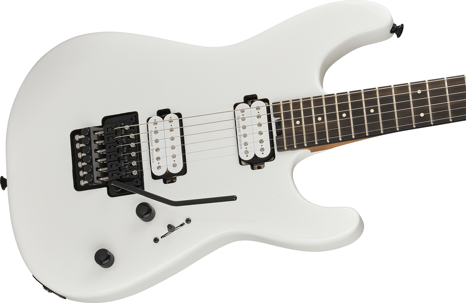 Charvel San Dimas Pro-mod Plus Style 1 Hh Fr E 2h Seymour Duncan Mn - Snow White - Guitarra eléctrica con forma de str. - Variation 2