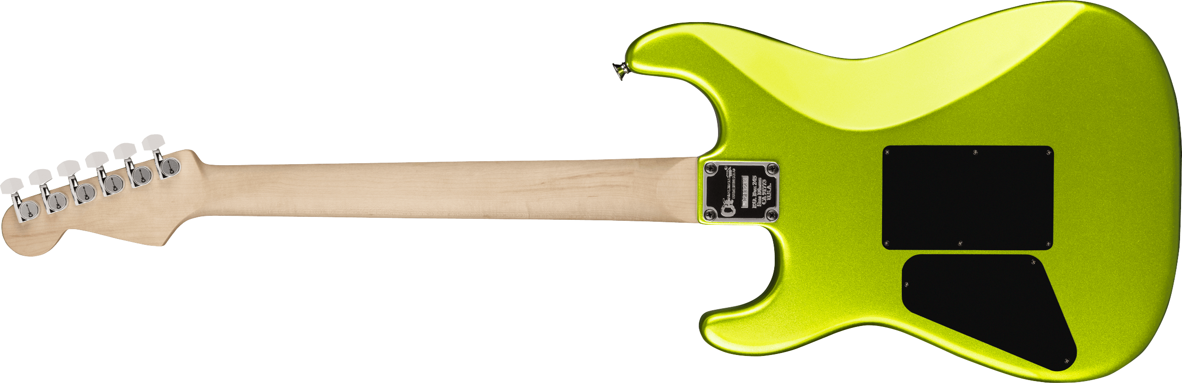 Charvel San Dimas Style 1 Hh Fr E Pro-mod Seymour Duncan Eb - Lime Green Metallic - Guitarra eléctrica con forma de str. - Variation 1