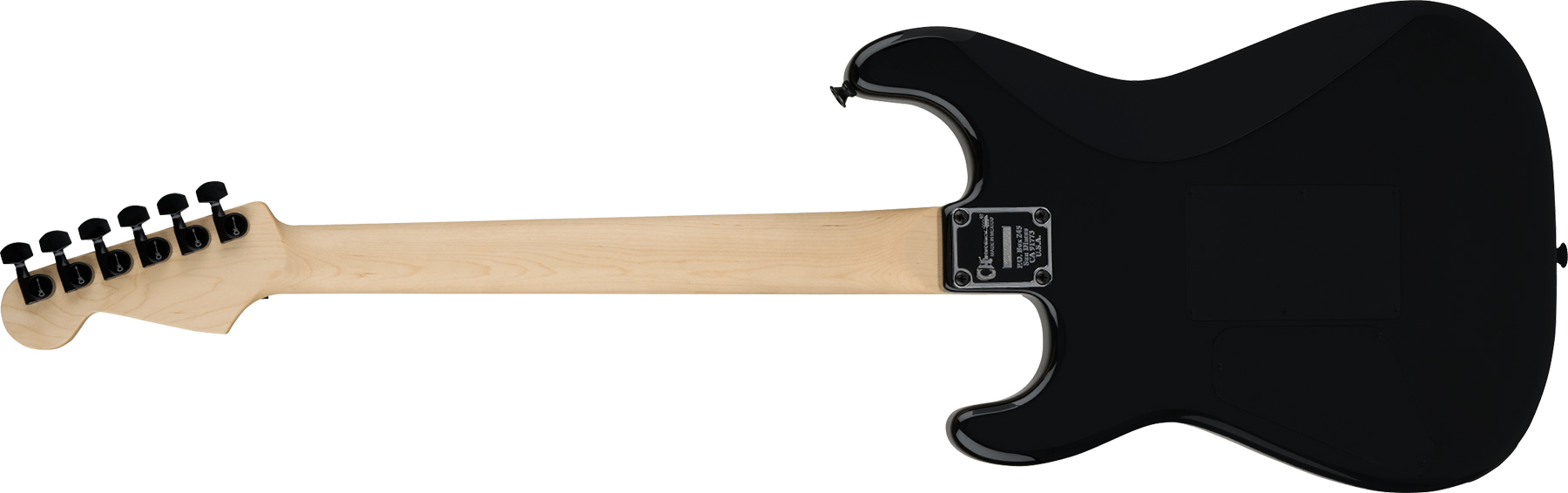 Charvel San Dimas Pro-mod Style 1 Hh Fr Mpl 2h Seymour Duncan Mn - Gloss Black - Guitarra eléctrica con forma de str. - Variation 1
