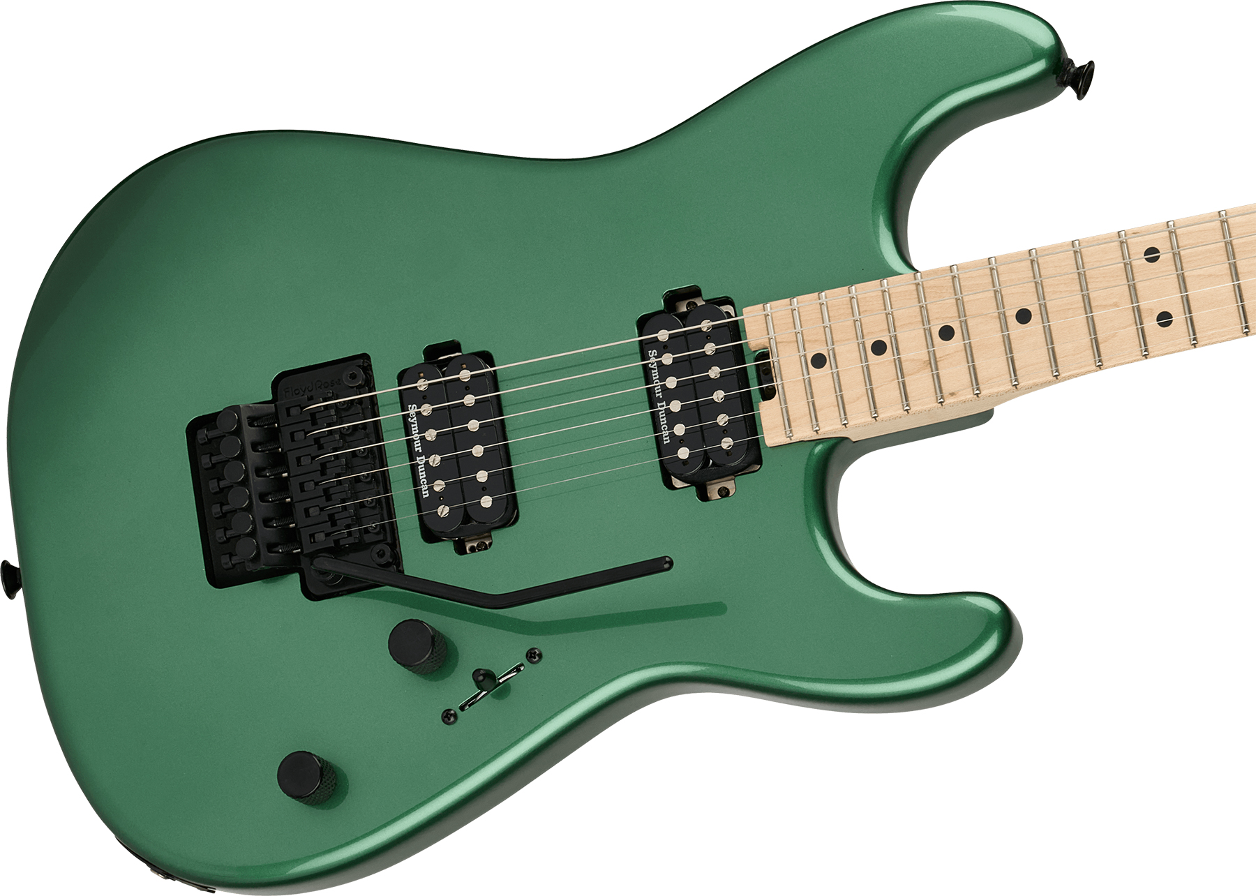 Charvel San Dimas Pro-mod Style 1 Hh Fr Mpl 2h Seymour Duncan Mn - Pelham Green - Guitarra eléctrica con forma de str. - Variation 2