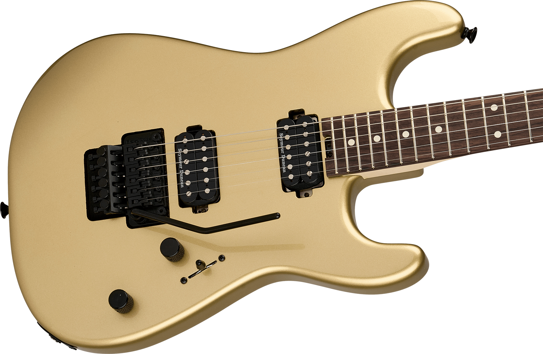 Charvel San Dimas Pro-mod Style 1 Hh Fr Rw 2h Seymour Duncan - Pharaohs Gold - Guitarra eléctrica con forma de str. - Variation 2