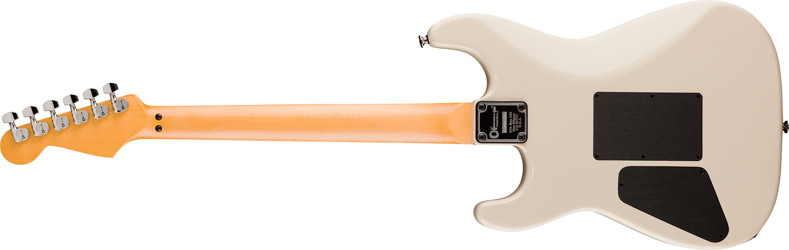 Charvel San Dimas Style 1 Sd1 Hh Fr American Neo Classic 2h Seymour Duncan Fr Mn - Ivory Blitz - Guitarra eléctrica con forma de str. - Variation 1