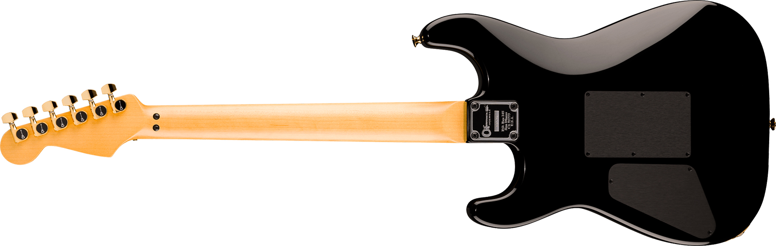 Charvel San Dimas Style 1 Sd1 Hh Fr American Neo Classic 2h Seymour Duncan Fr Mn - Gloss Black - Guitarra eléctrica con forma de str. - Variation 1