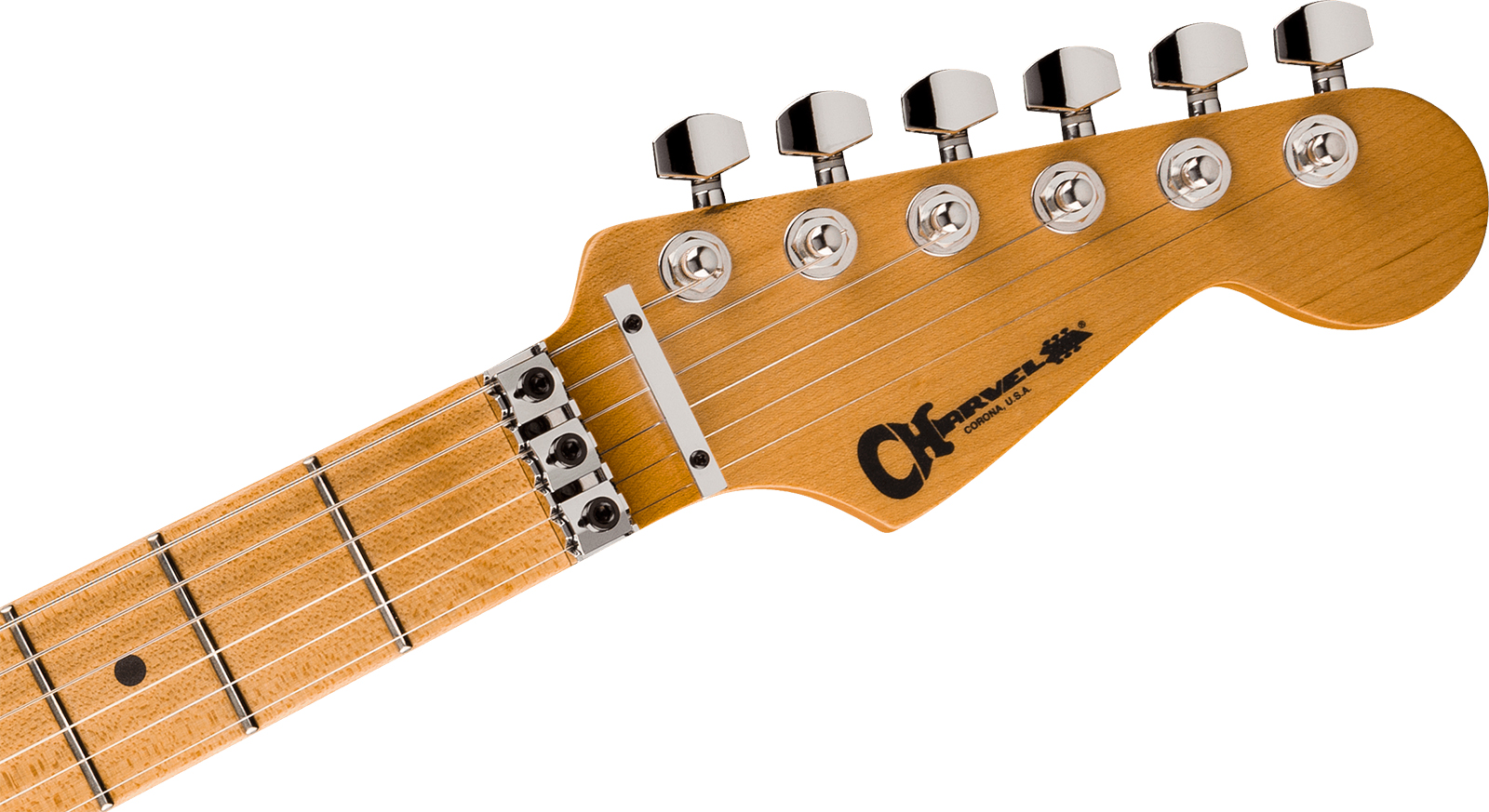 Charvel San Dimas Style 1 Sd1 Hh Fr American Neo Classic 2h Seymour Duncan Fr Mn - Ivory Blitz - Guitarra eléctrica con forma de str. - Variation 2