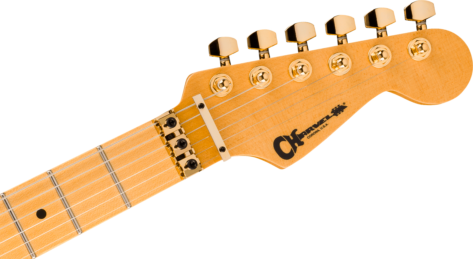 Charvel San Dimas Style 1 Sd1 Hh Fr American Neo Classic 2h Seymour Duncan Fr Mn - Racing Red - Guitarra eléctrica con forma de str. - Variation 2