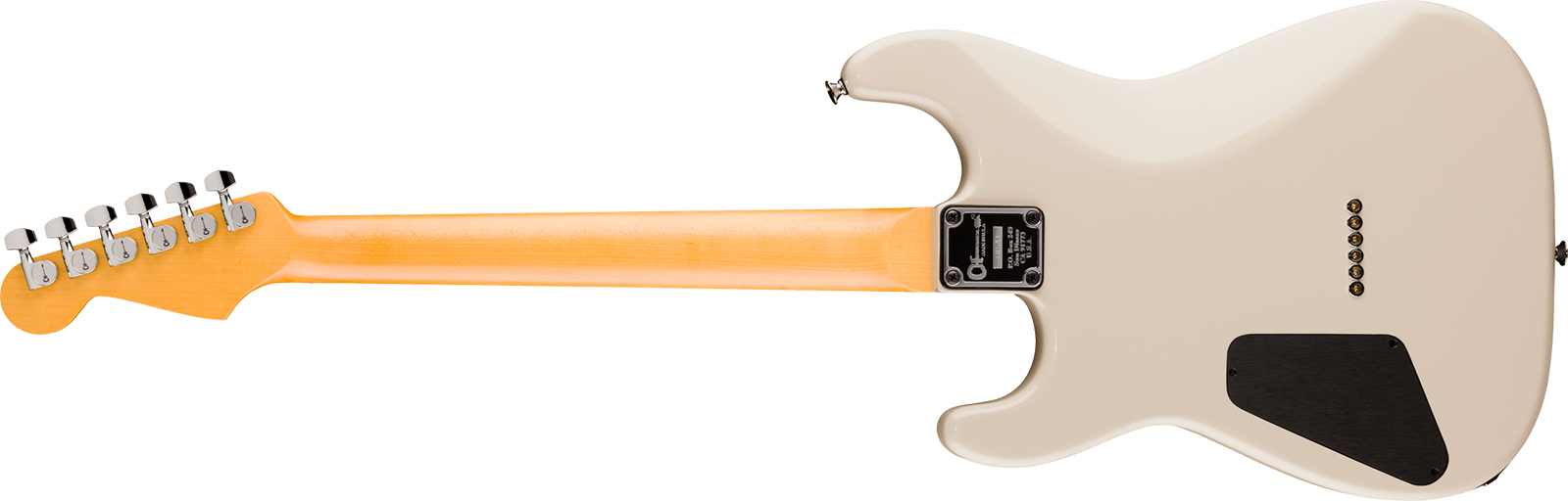 Charvel San Dimas Style 1 Sd1 Hh Ht American Neo Classic 2h Seymour Duncan Ht Mn - Ivory Blitz - Guitarra eléctrica con forma de str. - Variation 1