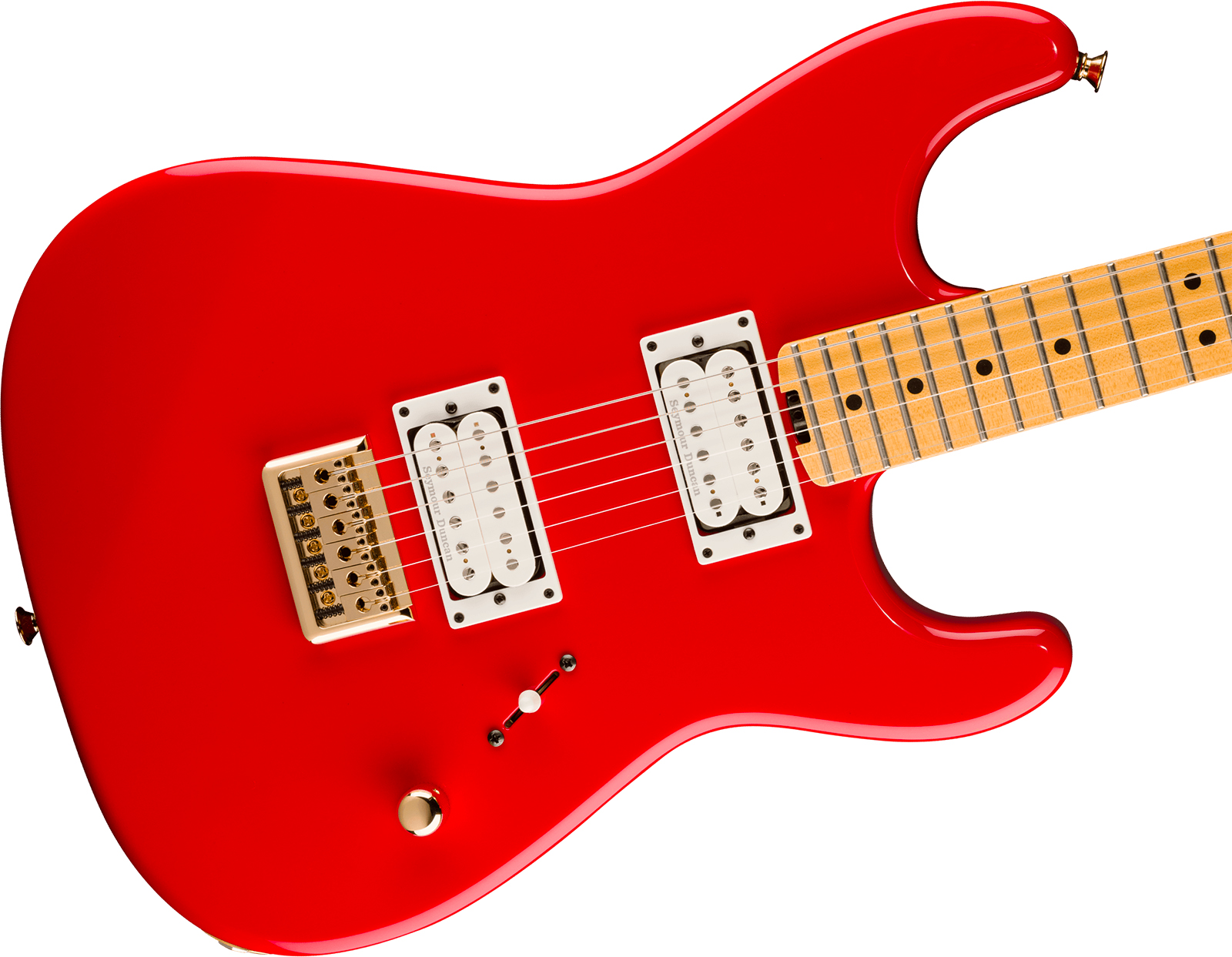 Charvel San Dimas Style 1 Sd1 Hh Ht American Neo Classic Usa 2h Seymour Duncan Ht Mn - Racing Red - Guitarra eléctrica con forma de str. - Variation 2