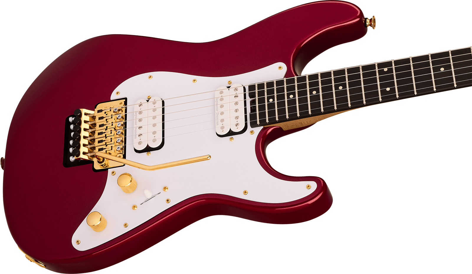Charvel So-cal Sc1 Style 1 Hh Fr Pro-mod 2h Seymour Duncan Eb - Candy Apple Red - Guitarra eléctrica con forma de str. - Variation 2
