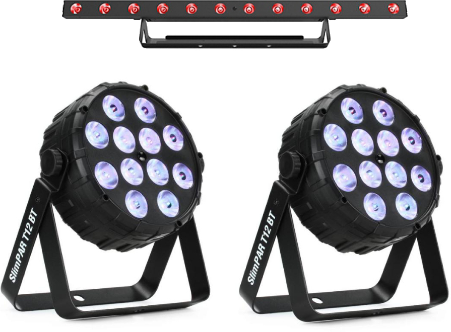 Chauvet Dj Colorband T3 Bt  + Slimpar T12 Bt X 2 - Lighting Set - Main picture