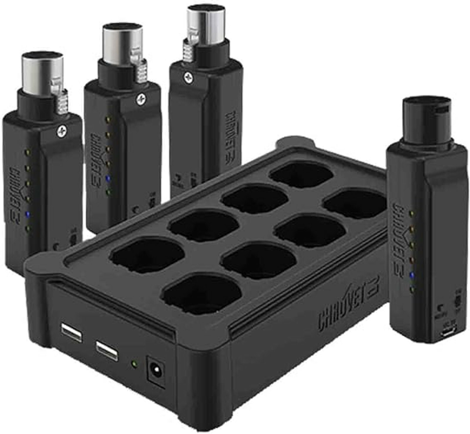 Chauvet Dj D-fi Xlr Pack (3 Rx, 1 Tx And 1 Multi Charger) - Telemando para luces - Main picture